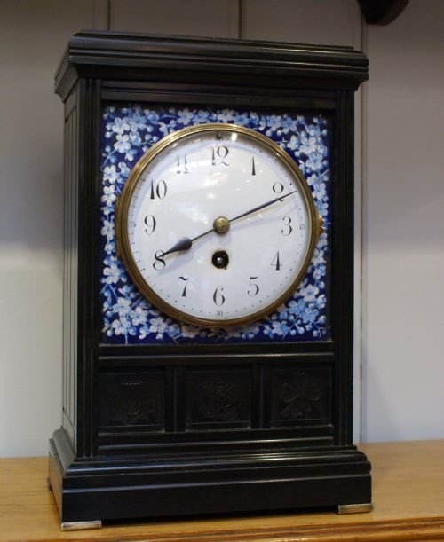 Unusual Aesthetic Period Mantel Clock